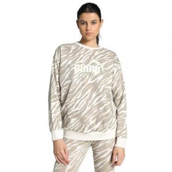 Puma Sudadera Ess+ Animal Aop Beige