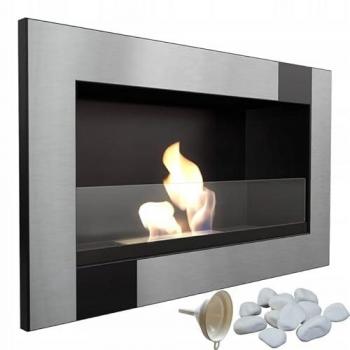 TÜV Certified Bioethanol Fireplace – GOLF QUBE Wall Mount