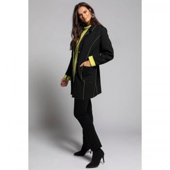 Cappotto Nero Donna Taglia 64/66 Ulla Popken