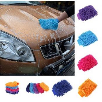 Gant de lavage voiture 2 en 1 en microfibre