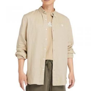 Chemise Homme Timberland - Col classique Beige