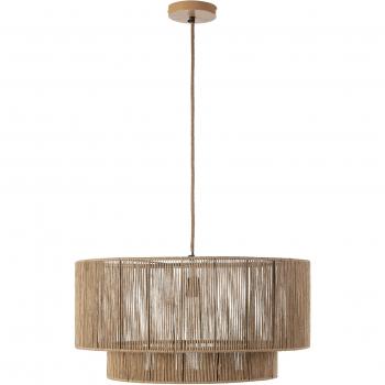 Lámpara techo Boston 1 Luz E27 Cuerda Natural 60 cm