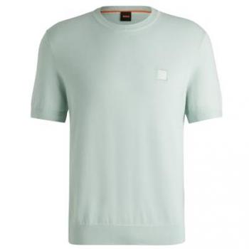 T-Shirt aus Baumwoll-Kaschmir-Mix Modell 'Kanache' – BOSS Orange