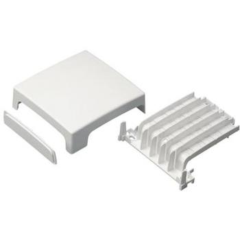 Elettrocanale Torre 108mm 4 Moduli Battiscopa Bianco IP40 EC20011