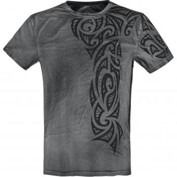 Outer Vision Gothic Tattoo Shirt - grau - für Männer - L