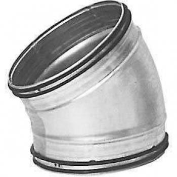 Coude 30° Galva D400 avec Joints