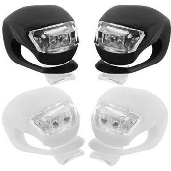 LED Luz de Bicicleta-Linterna y Luz Trasera de Bicicleta, Impermeable y la Seguridad Vial, Luces de Bicicleta para Montaña