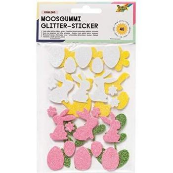 Gledepose med 40 Folia Mosgummi‑klistremerker
