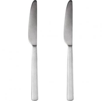 Conjunto de 2 piezas de cuchillo de acero inoxidable reciclado con acabado mate Root de San Ignacio