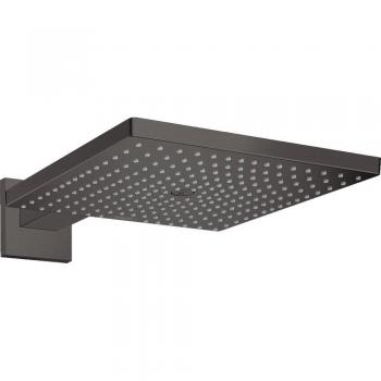 Ducha fija Raindance E 300, 1 chorro, brazo de ducha negro, cromo cepillado - Hansgrohe