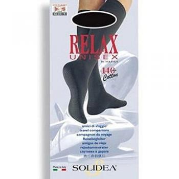 Solidea By Calzificio Pinelli Relax - 140 Unisex Gambaletto Bordeaux Punta Chiusa 4 - Xl