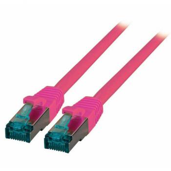 S/FTP (PiMF) Patchkabel LSOH 40m cat.6a, magenta, Cu