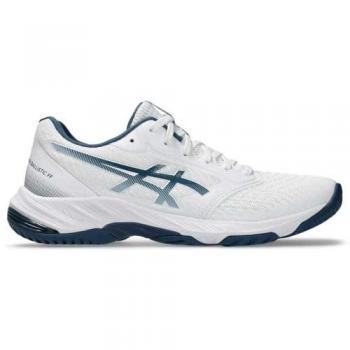 Zapatillas de interior Asics Netburner Ballistic FF 3 Hombre Blanco/Vintage Indigo