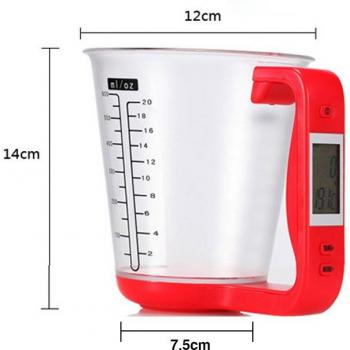 Digital Kitchen Scale with LCD Display