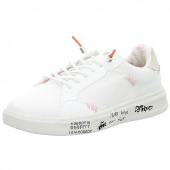Fusion Halbschuhe ALEXA gewaschenes Canvas in Weiß