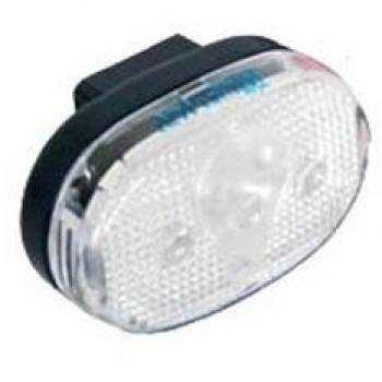 IKZI Light koplamp ovaal 3 led batterij stuurbocht