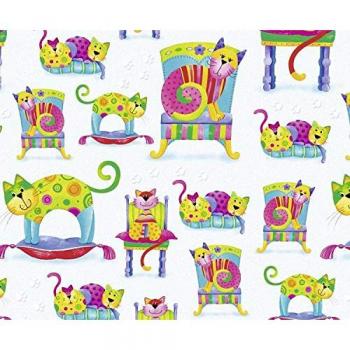 Happy Kitty Transparentpapier 115g/qm A4 5 Blatt