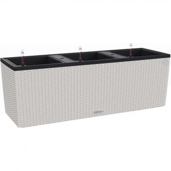 Lechuza Trio Cottage Self-Watering Planter - Light Grey