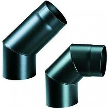 Coude Fumée Acier 90° 120 mm Épaisseur 2 mm