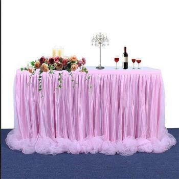 MultiColor Wedding Table Skirt