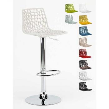 Tabouret de Bar Grand Soleil SPIDER - Couleur Blanche