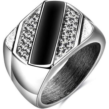 Eternidad Plateada: Anillo con Diamantes Imitación