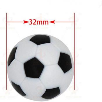 1 Pcs 32mm Black and White Foosball Ball