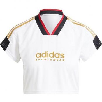 Adidas - Camiseta de mujer corta Tiro Cut 3 bandas Adidas