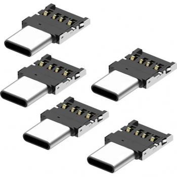 Adaptador USB‑C a USB 2.0 Ultra Mini (5 unidades)