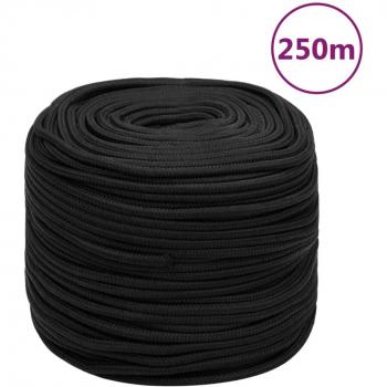 Corde de bateau polypropylène noire 6 mm 250 m