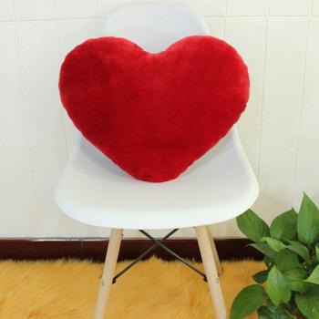Almohada navideña en forma de corazón para descanso
