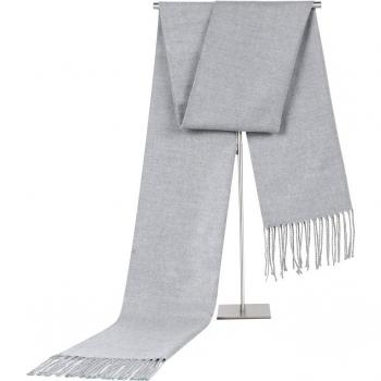 Männlicher Winter Schal - Fester Schal mit Quasten aus Nachahmung Kaschmir