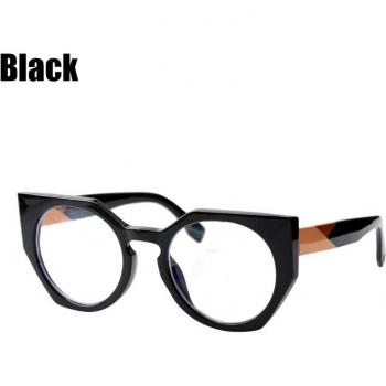 SOOLALA Irregular Cat Eye Glasses for Eye Protection