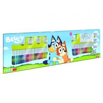 Bluey 60 Vibrant Felt Tip Coloring Pens