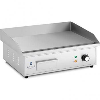 Royal Catering Elektrogrillplatte 530 x 350 mm glatt 3000 W