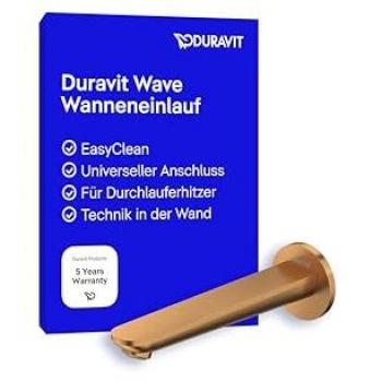 Caño Duravit Wave Bronce Proyectado 202 mm