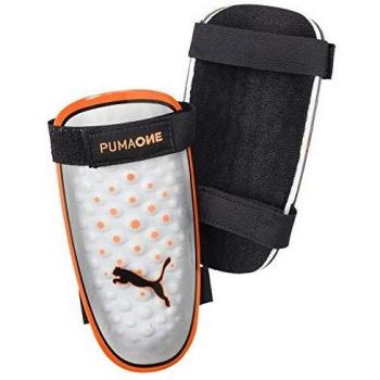 Puma One 5 – Espinilleras, otoño/Invierno, Unisex Adulto, Color Shocking Orange-Puma Black-Puma White, tamaño Large