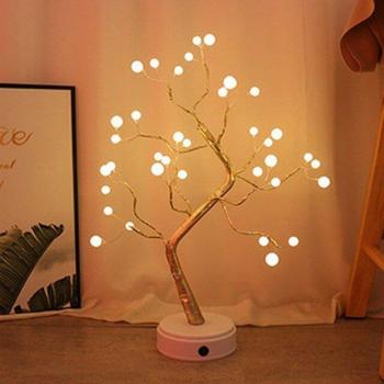 Copper Wire LED Night Light Christmas Tree