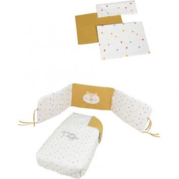PACK AHORRO TEXTIL nórdico + protector + sábanas de cuna Micuna Happy