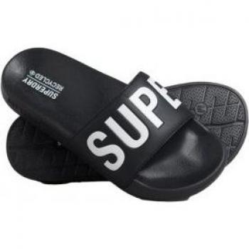 Ciabatte Superdry Code Core Vegan nero e bianco donna - S