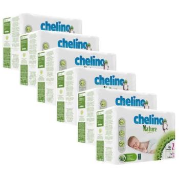 Chelino Nature Pañales Hipoalergénicos Talla 2 Pack de 6 Bolsas