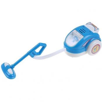 Blauer Spielzeugstaubsauger