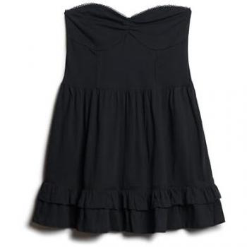 Superdry Minivestido Bandeau Sin Mangas 50´s – Negro, Casual, XL