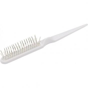 Efalock Professional Hairstyling Spazzola per cotonare con pallini Bianco