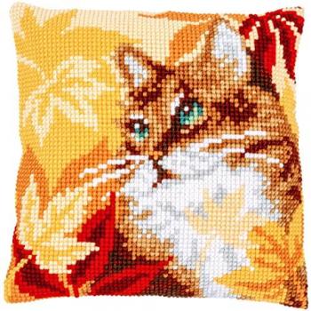 Vervaco Kreativset Katze im Laub