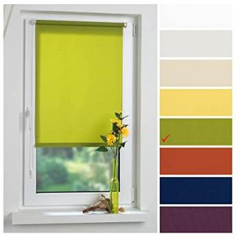 Bella Casa Klemmfix‑Rollo 150 × 75 cm – Grün