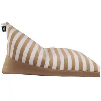 Pouf Pyramide Beige XXL Happers pour Usage Intérieur et Extérieur
