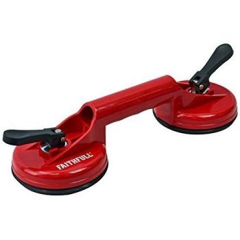 Faithfull Double Pad Suction Cup Lifter
