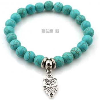 Trendy Turquoise Charm Bracelet for Men and Women
