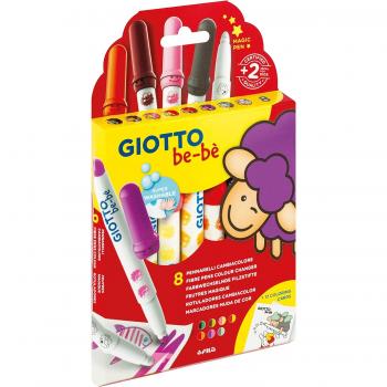 Fila Giotto Bebe 8 Pennarelli Cambiacolore Magici
